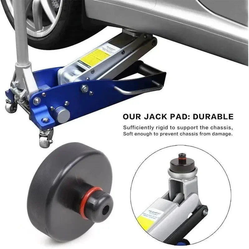 4Pcs Car Rubber Lifting Jack Pad Adapter Tool Chassis W/ Storage Case Suitable For Tesla Model 3 Model S Model X Car Accessories