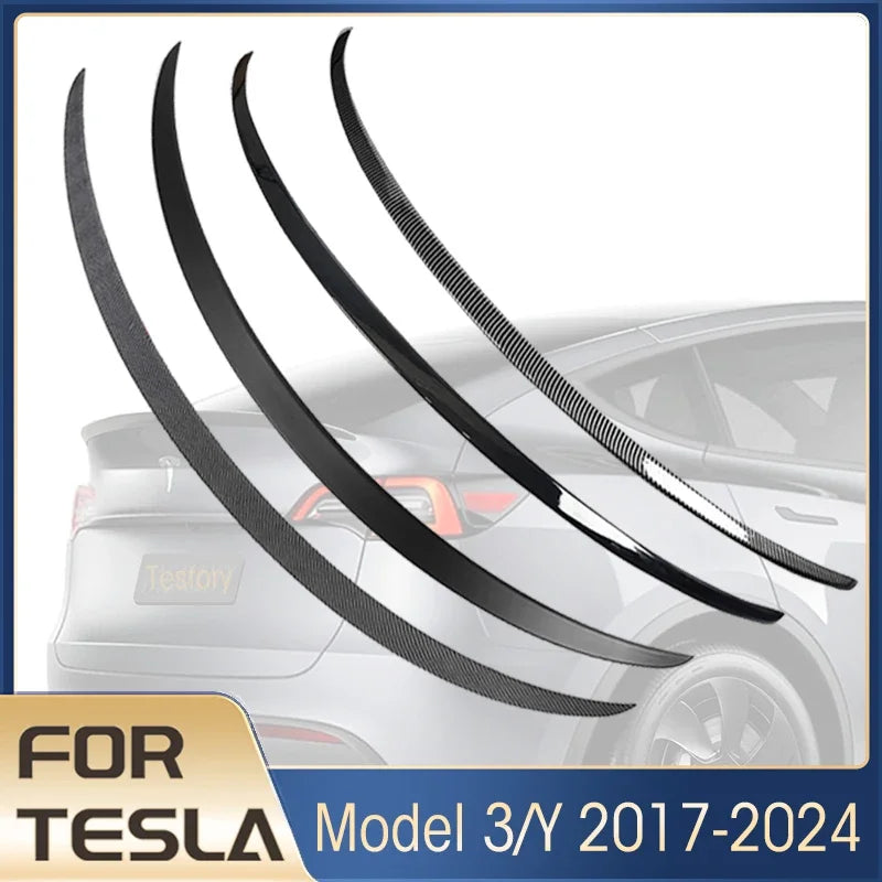 Tesla Spoiler for Model Y & Model 3 (2017-2024) - ABS Material Wings Accessories