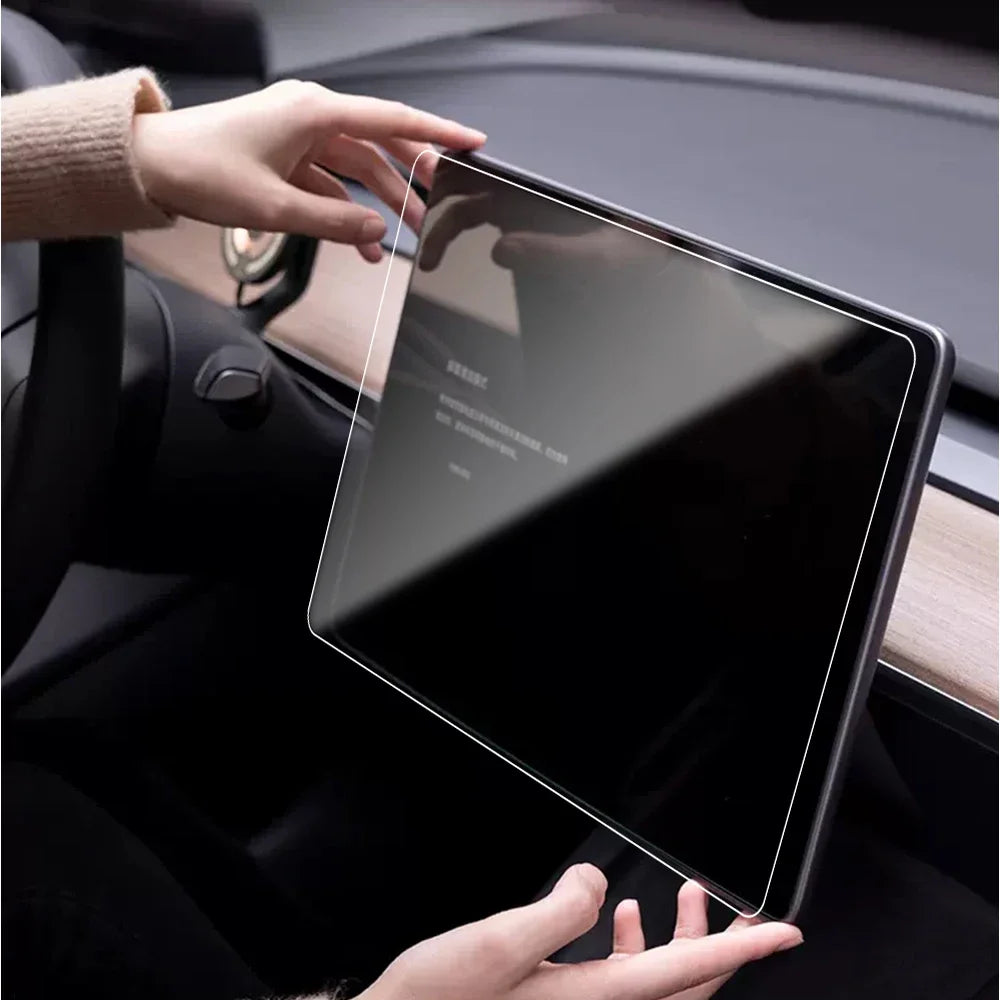 Car Navigation Touch Screen Protective Film For Tesla Model 3/Y/S/X Tempered Glass Screen Protector Auto Interior Accessories