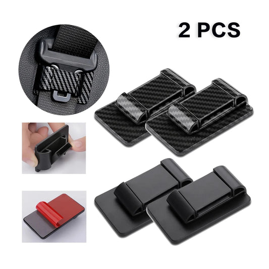 1/2 Pcs Universal Car Seat Belt  Safety Stabilizer Fastener Style for Tesla VW Honda Nissan Hyundai Auto Interior Accessories