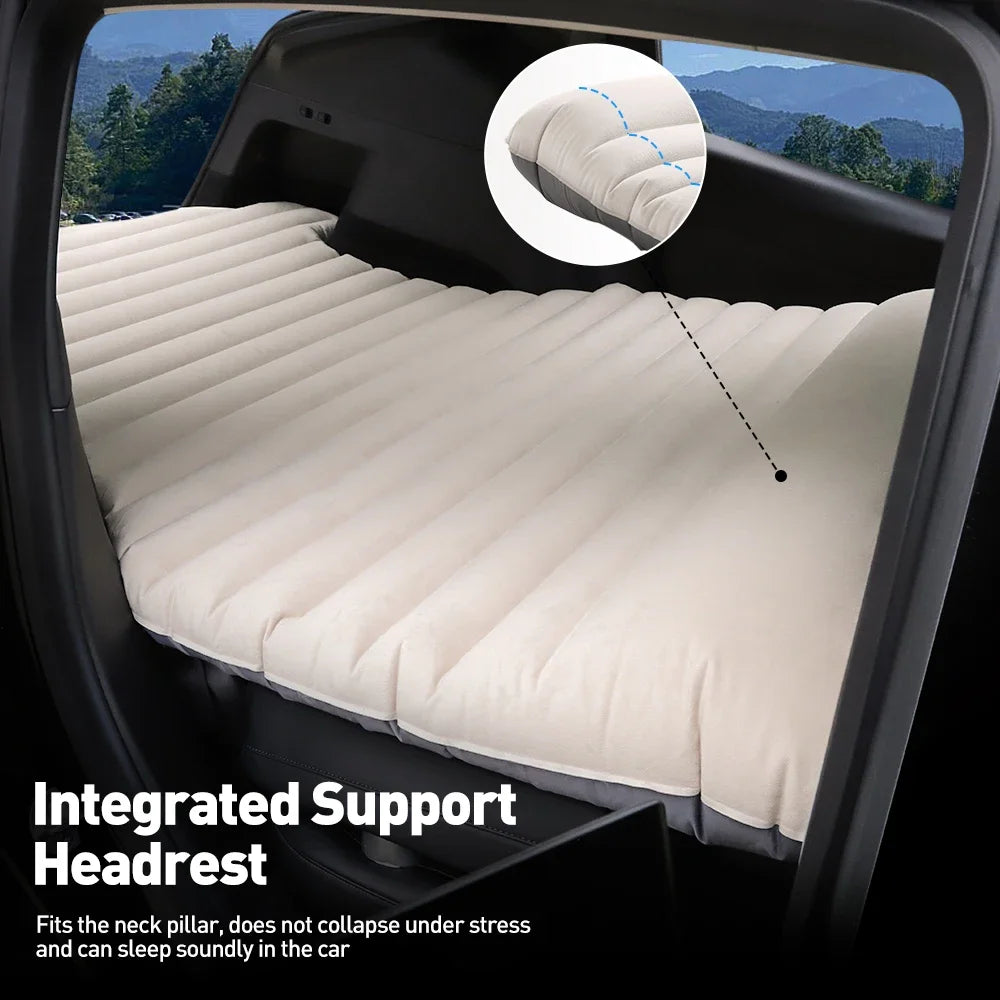 Self-Inflating Air Mattress for Tesla Model Y - Travel Sleeping Bed & Inflatable Camping Mattress